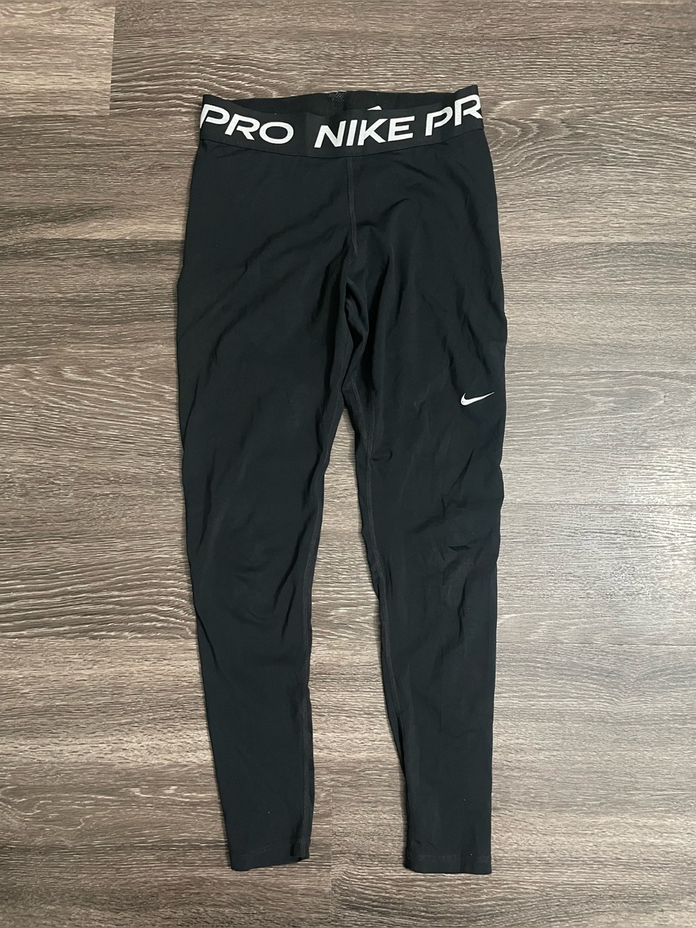 Nike Pro Dri-FIT Black Compression Leggings READ